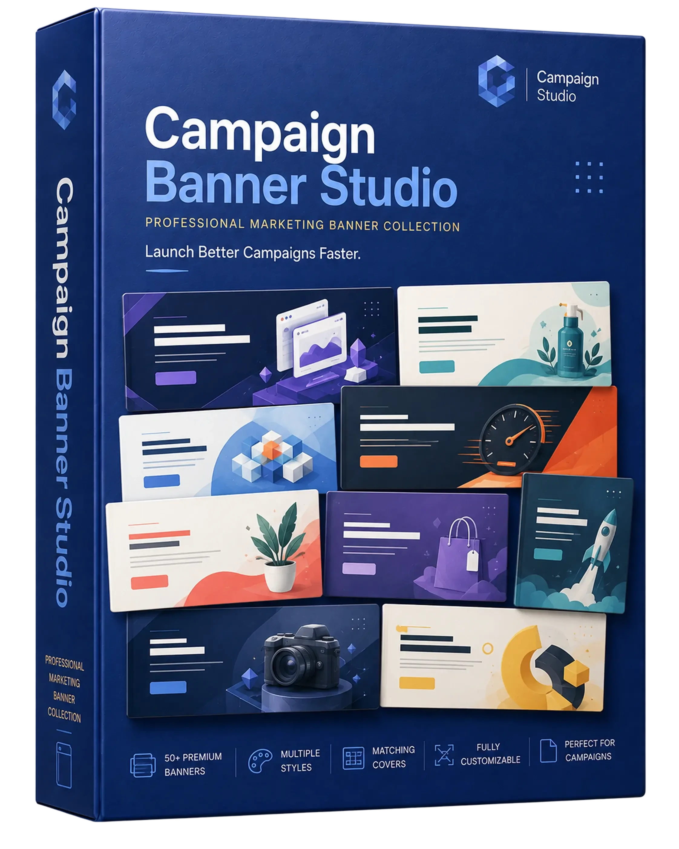 Campaign Banner Studio product box