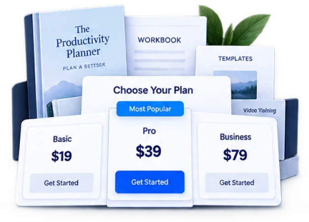 Complete offer pricing mockup