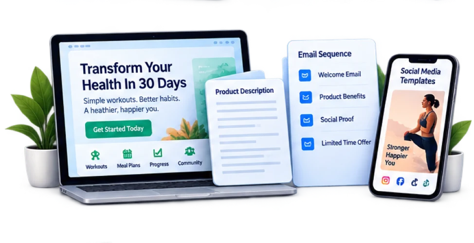 Sales copy generation interface